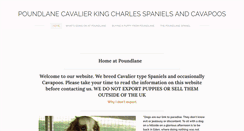 Desktop Screenshot of cavalierpoos.com